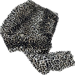 Cheetah Romper Dress Pants